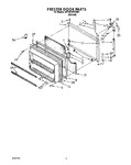 Diagram for 08 - Freezer Door