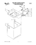 Diagram for 01 - Top And Cabinet