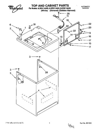 Diagram for 8LSR6114AN0