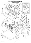 Diagram for 01 - Top And Console Parts