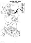 Diagram for 04 - Machine Base Parts