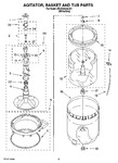 Diagram for 03 - Agitator, Basket And Tub Parts