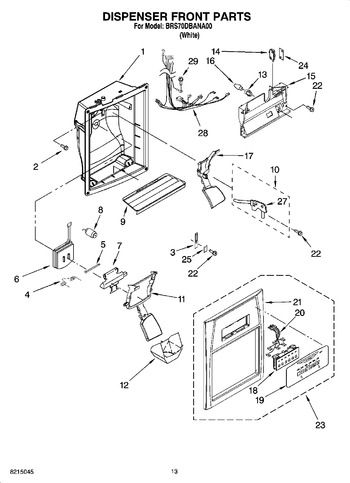 Diagram for BRS70DBANA00