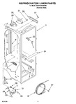 Diagram for 02 - Refrigerator Liner Parts