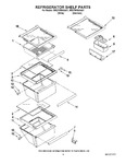 Diagram for 03 - Refrigerator Shelf Parts