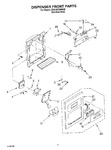 Diagram for 08 - Dispenser Front Parts