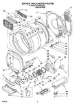 Diagram for 04 - Dryer Bulkhead Parts