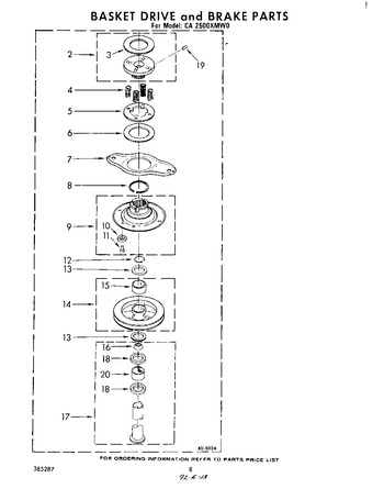 Diagram for CA2500XMW0