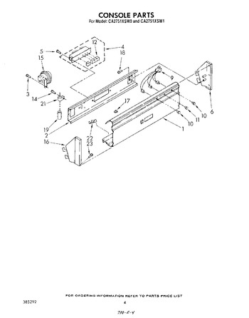 Diagram for CA2751XSW1