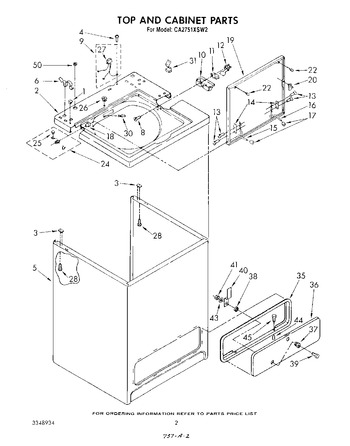 Diagram for CA2751XSW2