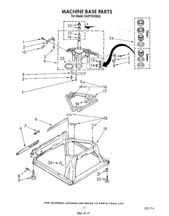 Diagram for CA2751XSW5