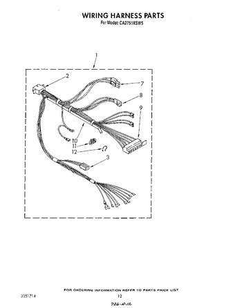 Diagram for CA2751XSW5