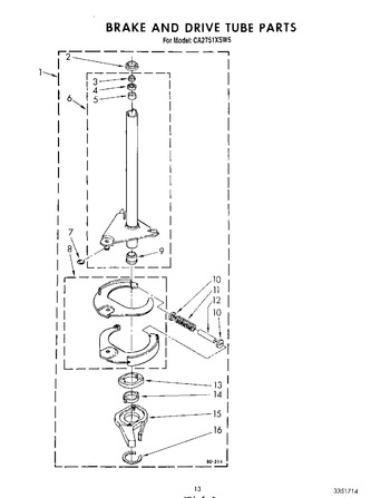 Diagram for CA2751XSW5