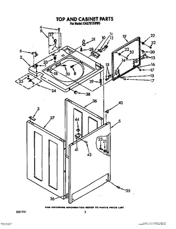 Diagram for CA2751XWN0