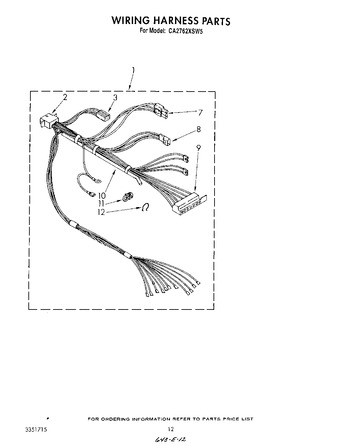 Diagram for CA2762XSW5