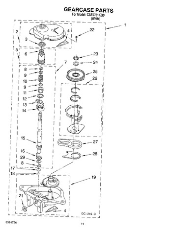 Diagram for CAE2761KQ0