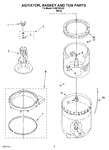 Diagram for 06 - Agitator, Basket And Tub