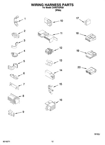 Diagram for CAW2752RQ0