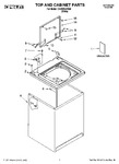 Diagram for 01 - Top And Cabinet Parts