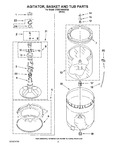 Diagram for 03 - Agitator, Basket And Tub Parts