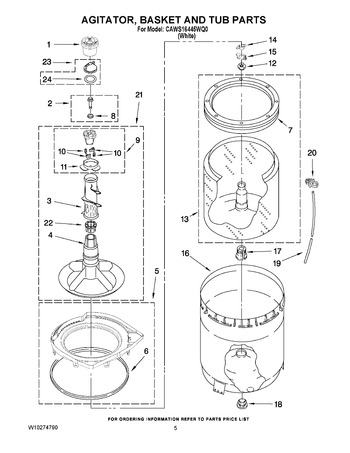 Diagram for CAWS16445WQ0