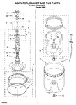 Diagram for 03 - Agitator, Basket And Tub Parts