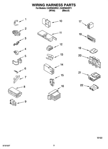 Diagram for CAWS833RT1