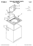 Diagram for 01 - Top And Cabinet Parts