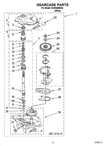 Diagram for CAWS966RQ0