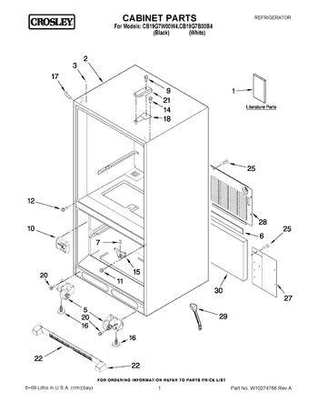 Diagram for CB19G7W00W4