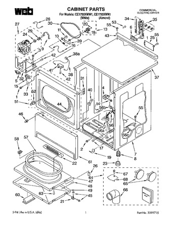 Diagram for CE1750XWW1