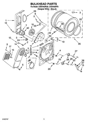 Diagram for CEDX463RT0