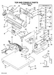 Diagram for 01 - Top And Console Parts