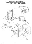 Diagram for 08 - Dispenser Front Parts