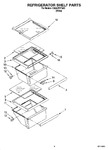 Diagram for 03 - Refrigerator Shelf Parts