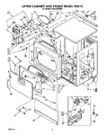 Diagram for 04 - Upper Cabinet And Front Panel