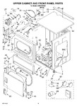 Diagram for 03 - Upper Cabinet And Front Panel Parts