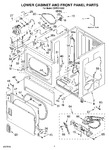 Diagram for 02 - Lower Cabinet And Front Panel, Lite