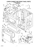 Diagram for 02 - Lower Cabinet And Front Panel, Lite