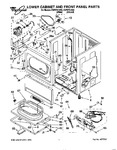 Diagram for 01 - Lower Cabinet And Front Panel