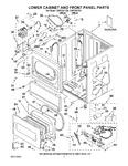 Diagram for 01 - Lower Cabinet And Front Panel Parts