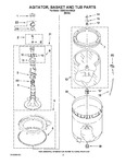 Diagram for 03 - Agitator, Basket And Tub Parts