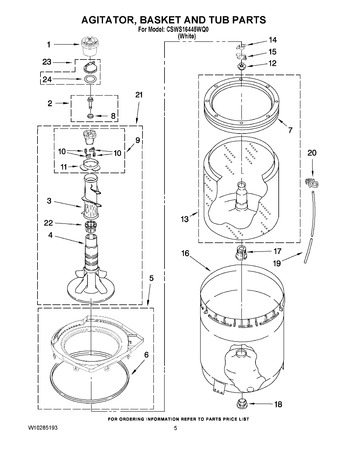 Diagram for CSWS16445WQ0