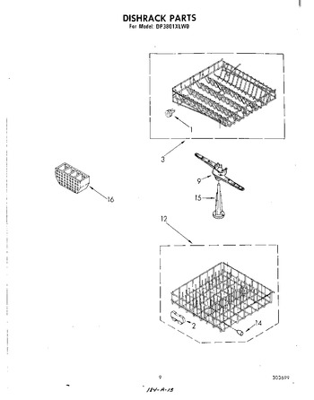 Diagram for DP3801XLW0