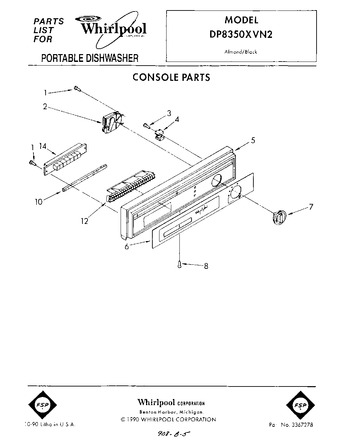 Diagram for DP8350XVN2