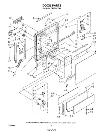 Diagram for DP8500XTN1