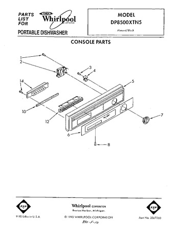 Diagram for DP8500XTN5