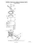 Diagram for 06 - Heater, Pump And Lower Spray Arm