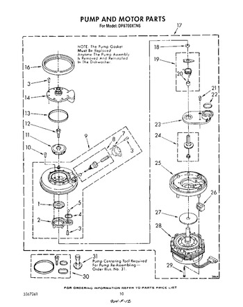 Diagram for DP8700XTN5