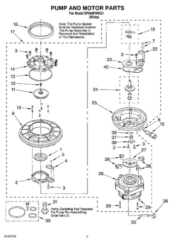 Diagram for DP940PWKQ1